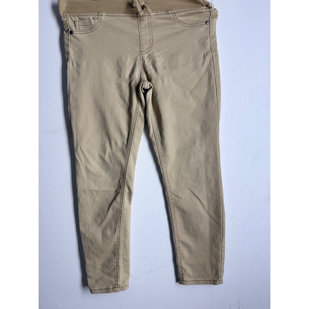 Wonder Nation Girls Khaki Jeggings Size L 10-12 Plus Tan Stretch School Pants